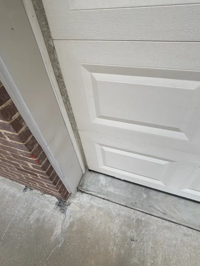 Uneven Concrete Slabs on an Alabama home, photographed on an APS Foundation job site