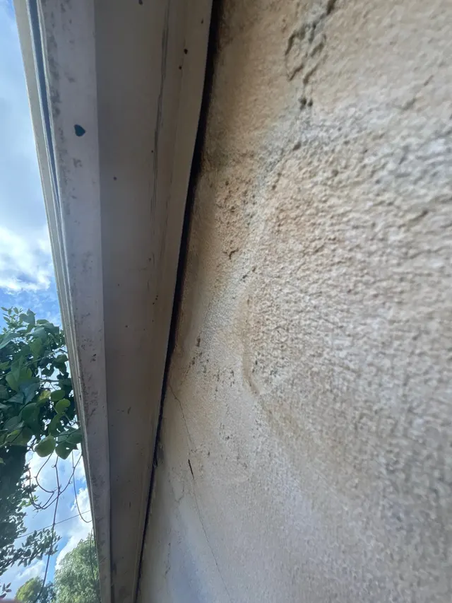 Cracks in Foundation Walls on an Alabama home, photographed on an APS Foundation job site