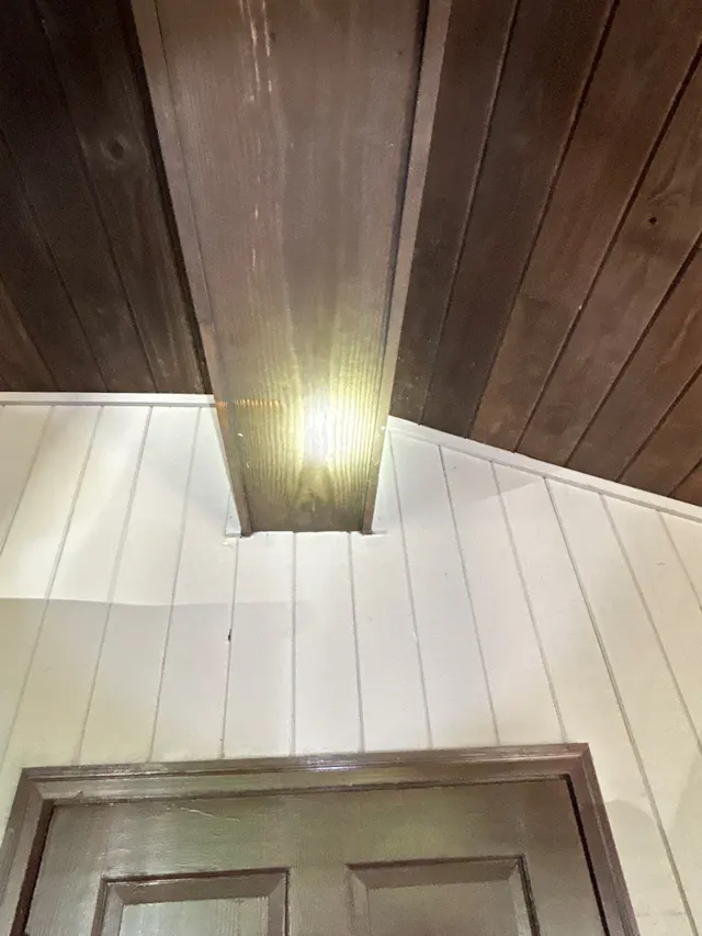 Cracks at Door Frames, Ceilings, and Wall Corners on an Alabama home, photographed on an APS Foundation job site