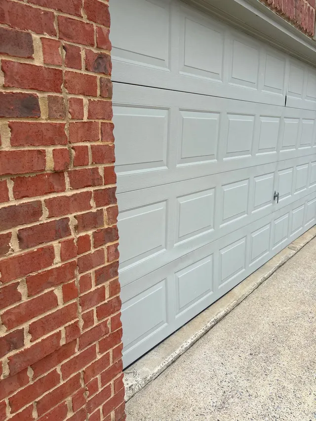 Cracked Concrete on an Alabama home, photographed on an APS Foundation job site